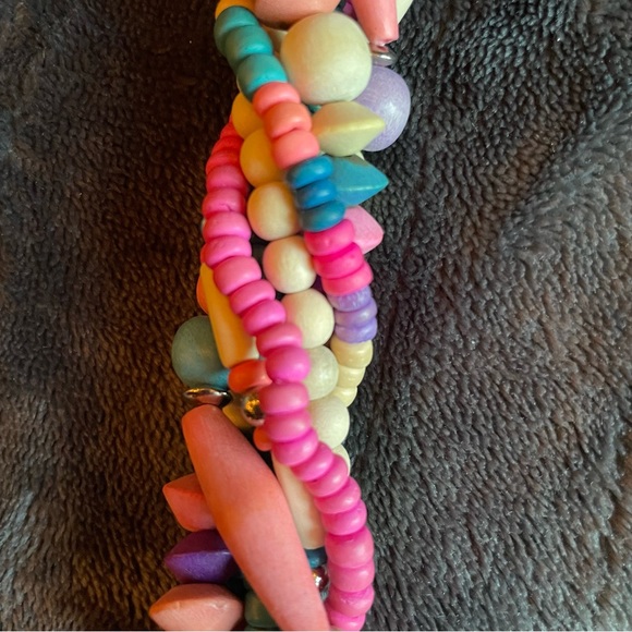 Vintage Rainbow “Candy” Chunky Necklace - Picture 7 of 10